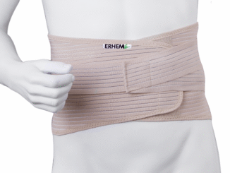 Pas krzyżowo/lędźwiowy niski beżowy